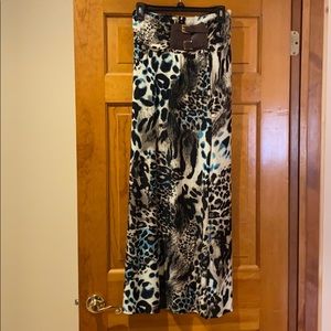 Maxi Leopard print skirt